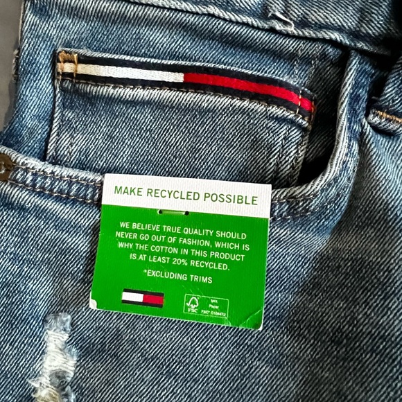Tommy Hilfiger THFlex Blue Jeans US40x32 Skinny Stretch New - Picture 8 of 8